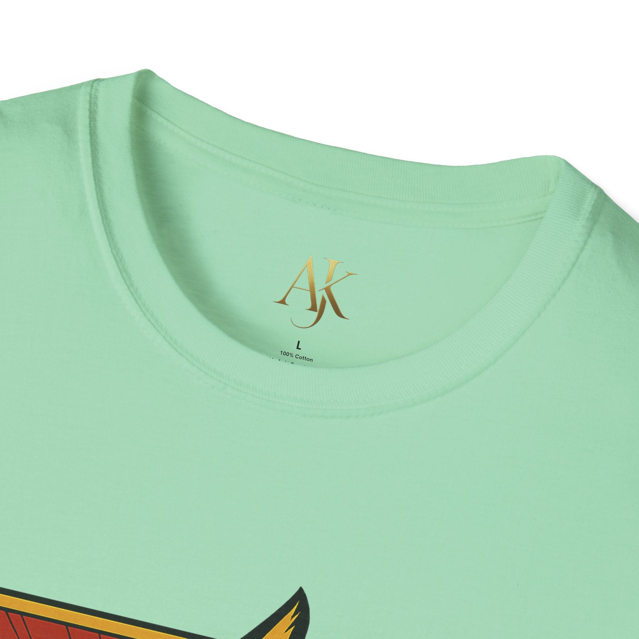 Whimsical Cat Unisex Softstyle T-Shirt - Purrfect Gift for Cat Lovers, Cute Pet Apparel, Funny Animal Tee, Fun Casual Wear